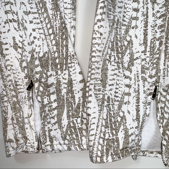 Free people printed skinny ankle zip pants - Picture 7 of 8